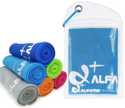 Gym Camping & More Fitness Workout Pilates Travel Yoga Alfamo Cooling Towel for Sports 
