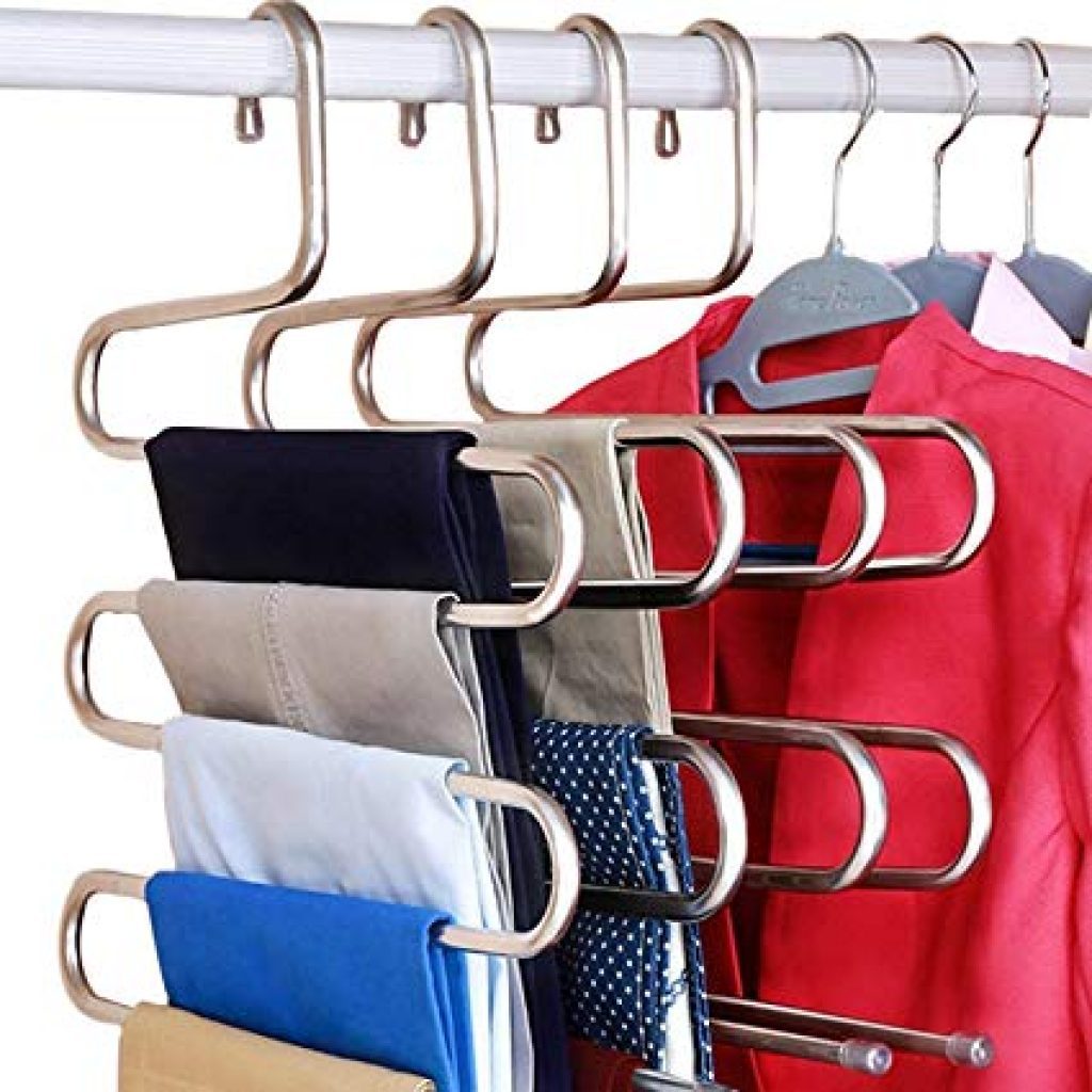 SShaped Hangers To Store More Clothes In One Spot NextInGifts