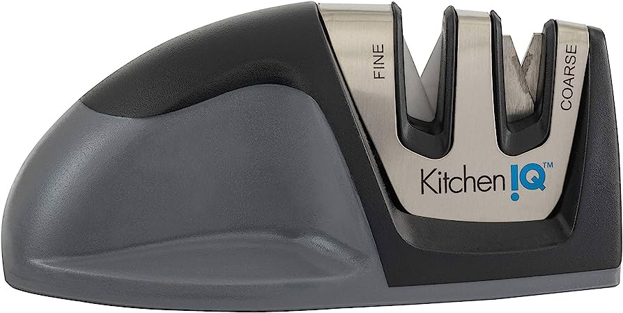 Amazon.com: KitchenIQ 50009 Edge Grip 2-Stage Knife Sharpener