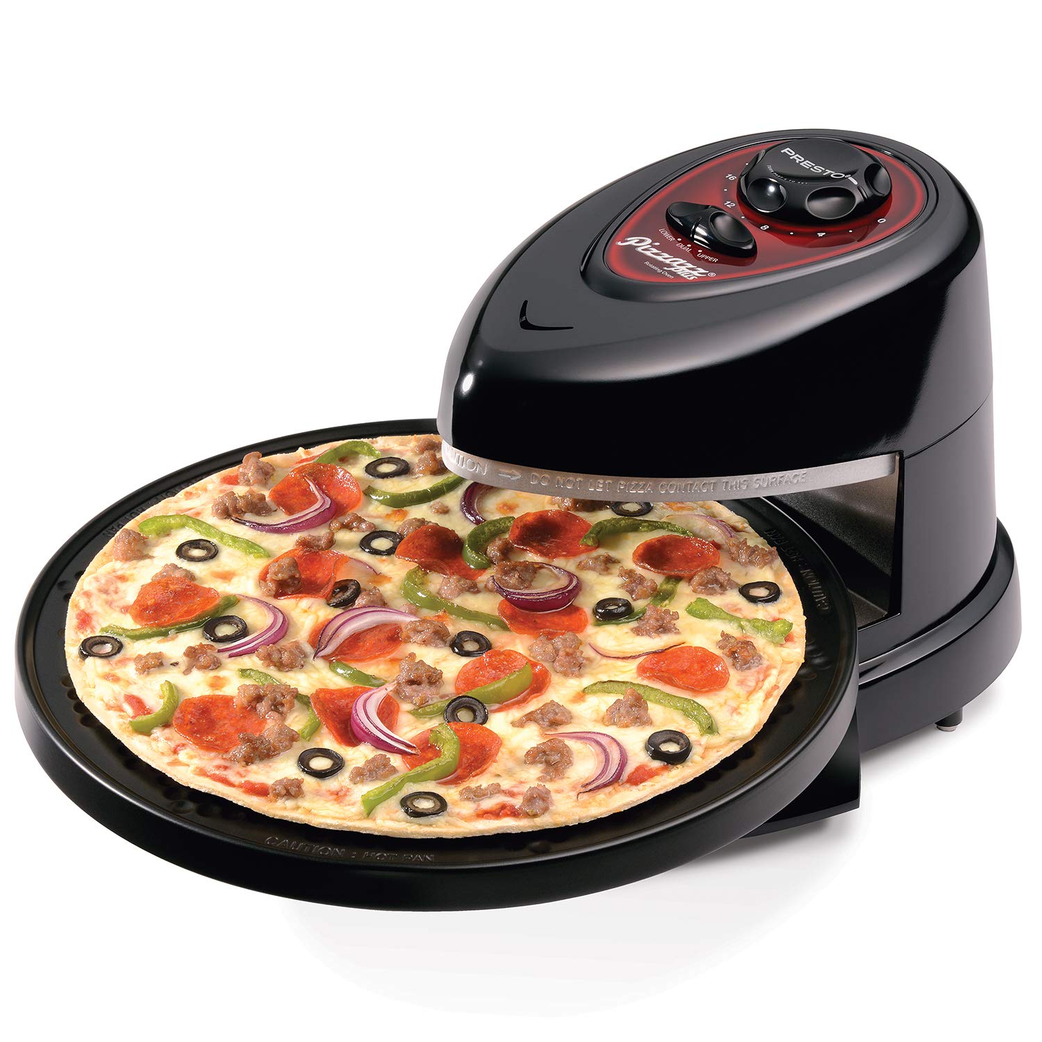 Amazon.com: Presto 03430 Pizzazz Plus Rotating Oven, Black : Home