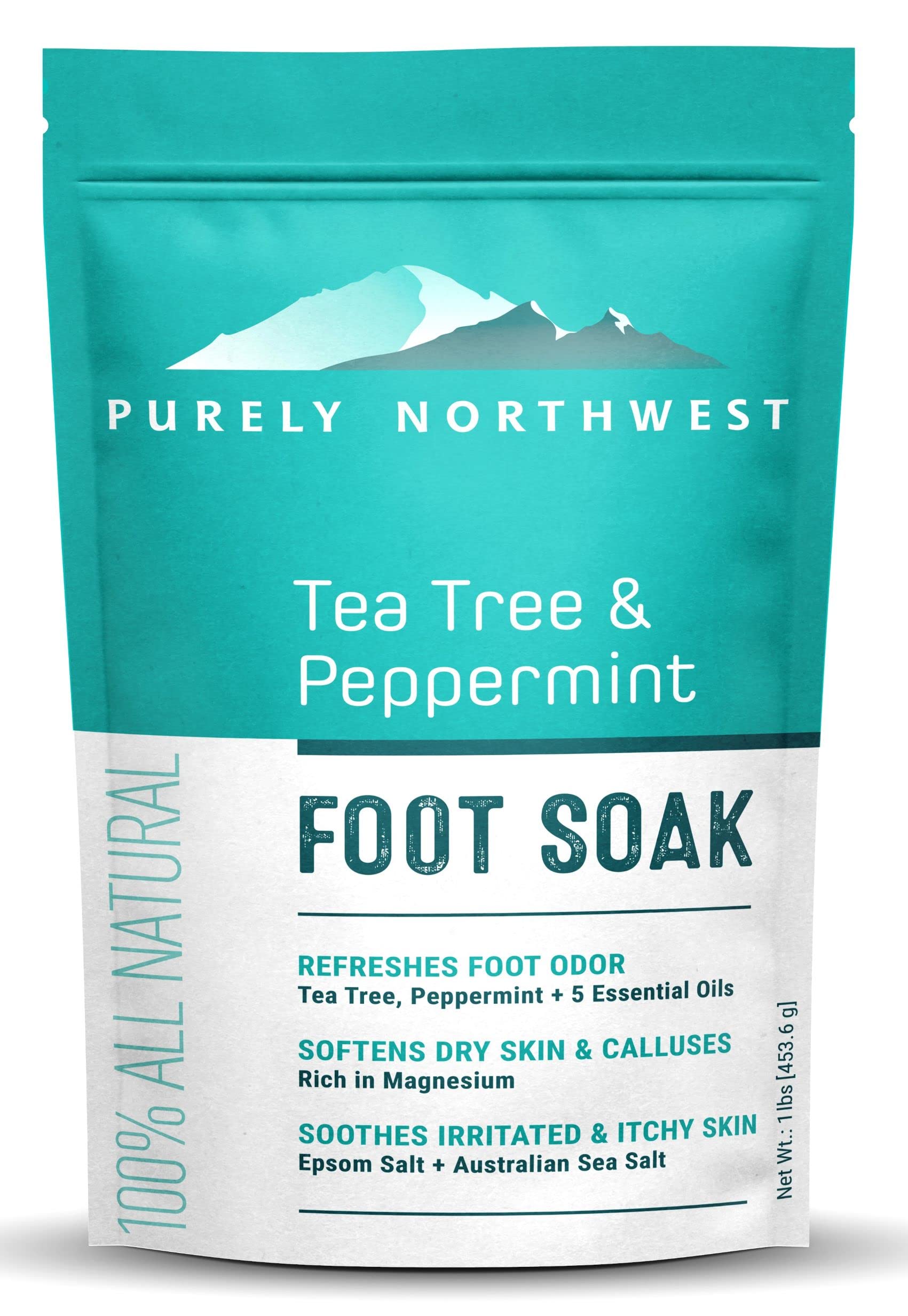 Amazon.com: PURELY NORTHWEST-Tea Tree Oil & Peppermint Foot Soak
