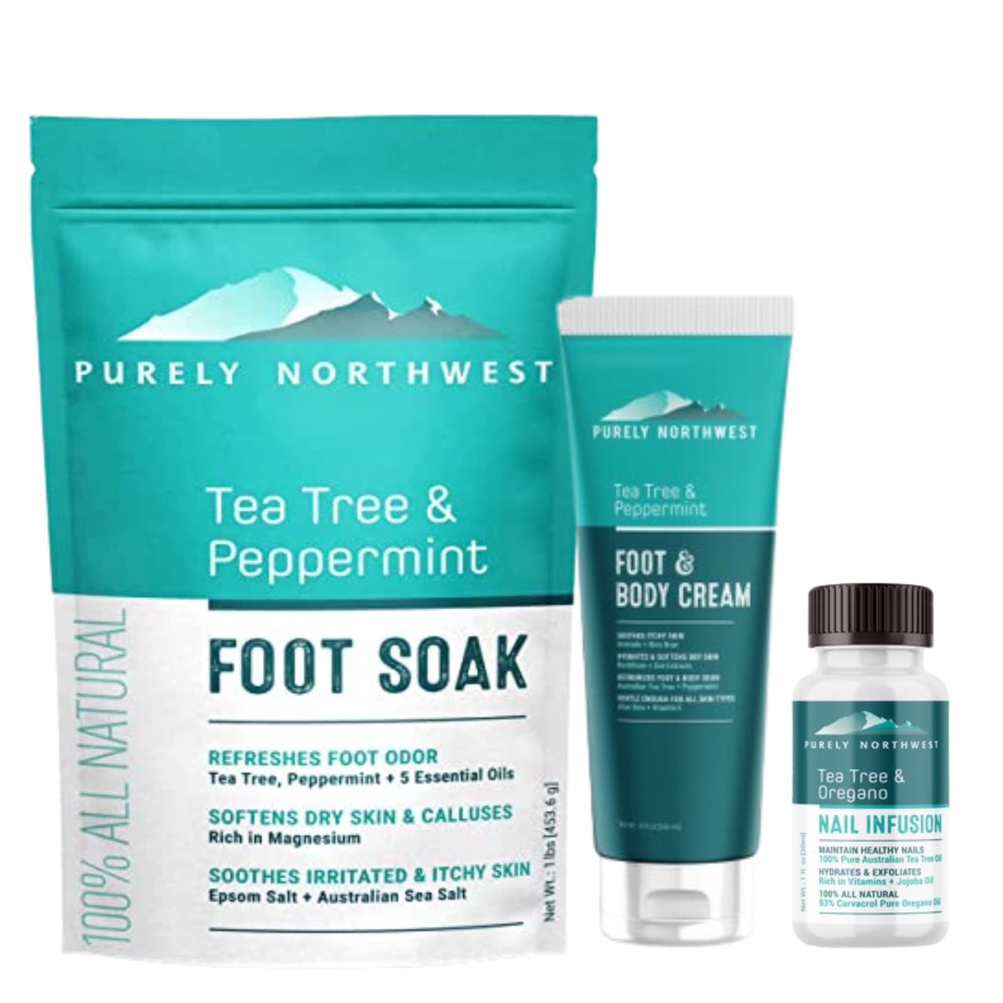 Amazon.com: PURELY NORTHWEST-Tea Tree Oil & Peppermint Foot Soak