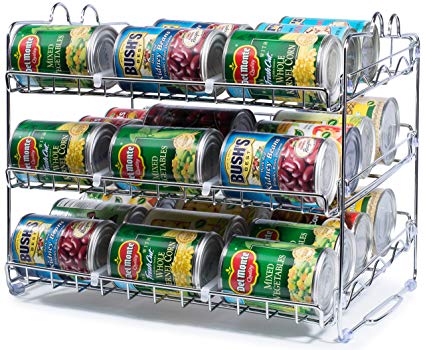 Amazon.com: Stackable Can Rack Organizer, Storage for 36 cans