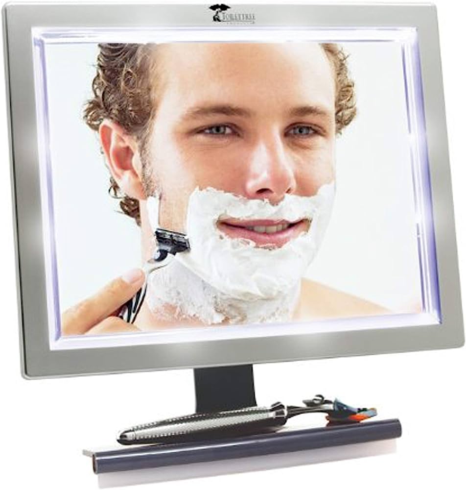 Amazon.com : ToiletTree Products Deluxe LED Fogless Shower Mirror