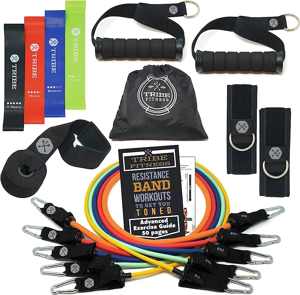 Amazon.com: TRIBE Resistance Bands Set with Loop Bands I Exercise