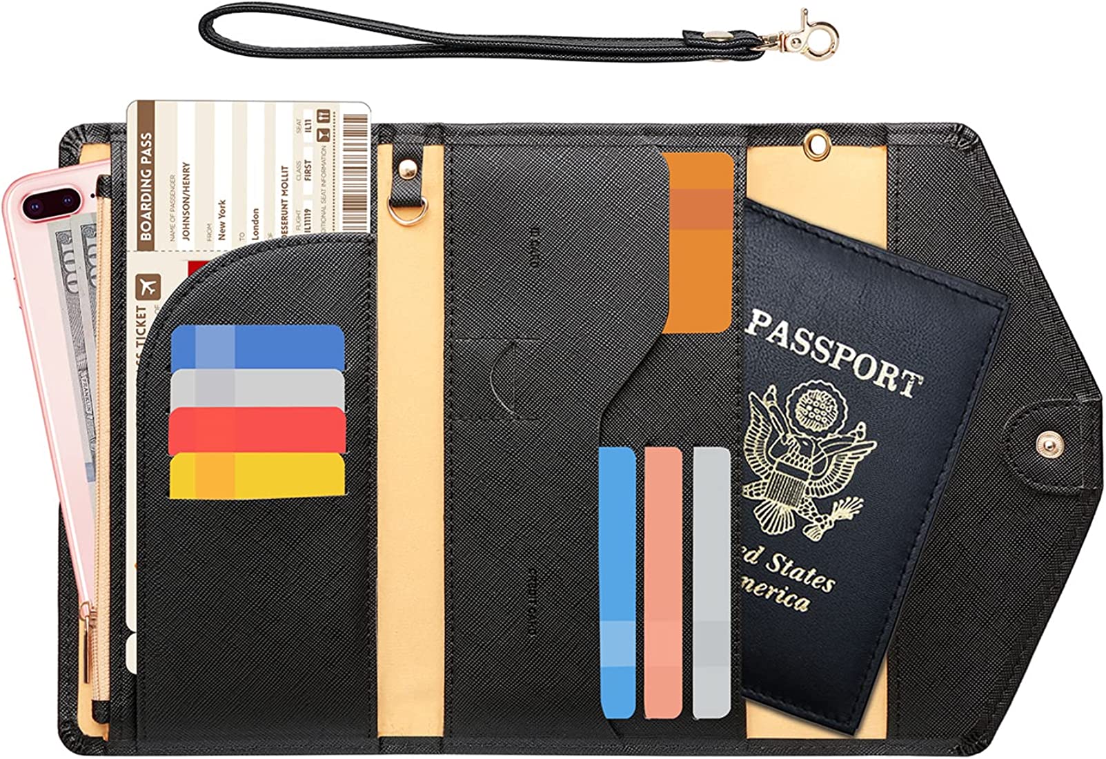 Amazon.com: ZOPPEN Passport Holder Travel Wallet (Ver.5) for Women