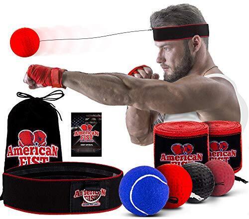 Boxing Reflex Ball Set, 4 Difficulty Level Boxing Ball On String