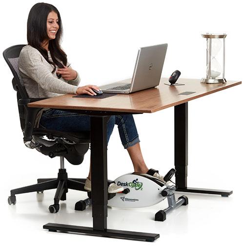 DeskCycle under-desk exercise bike with reviews