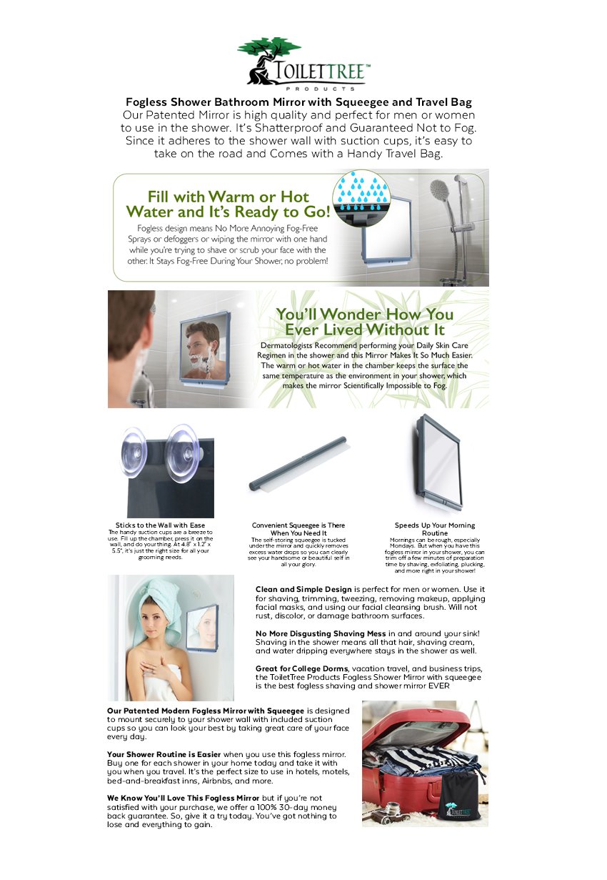Fogless Travel Mirror – ToiletTree Products