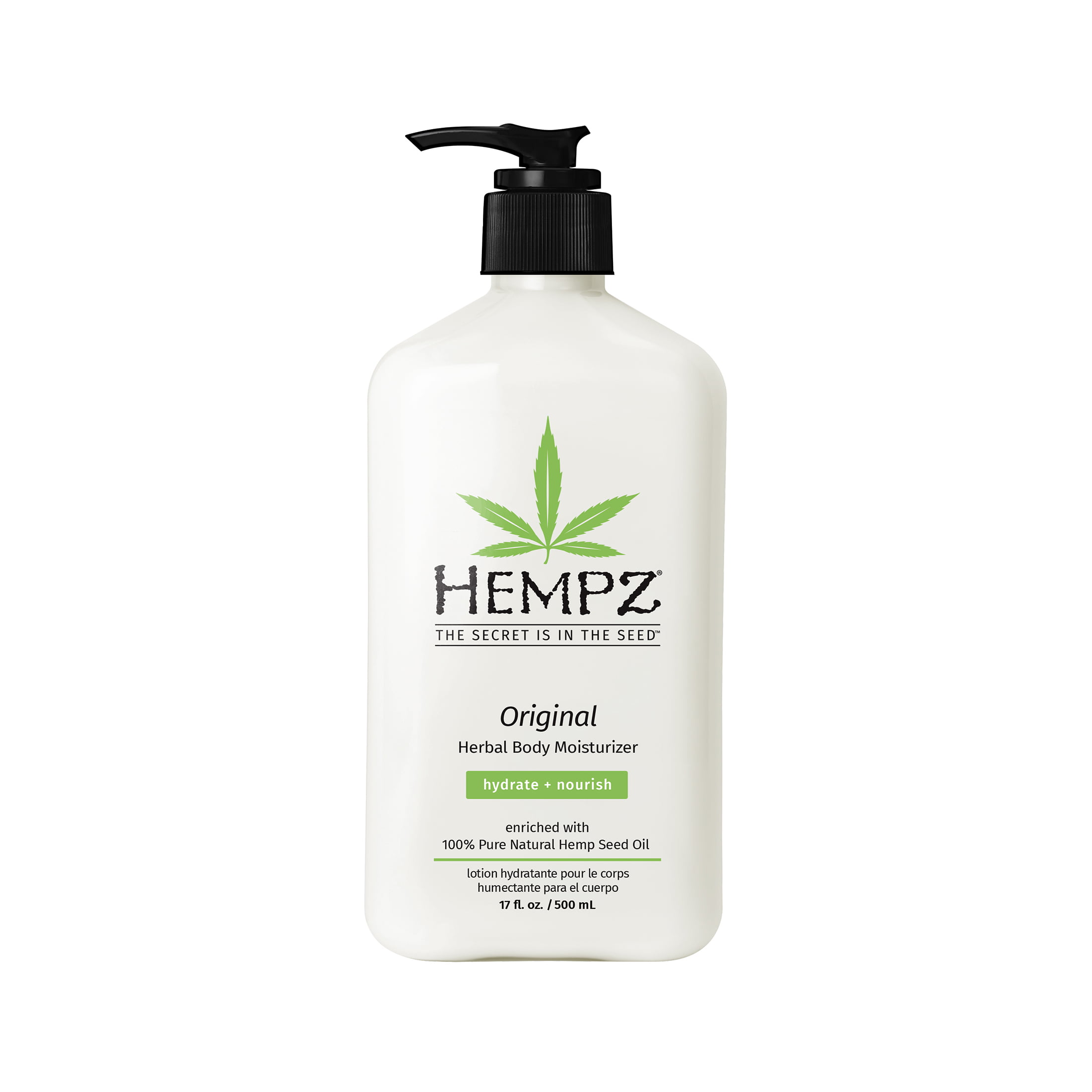 Hempz Original Herbal Moisturizer for Dry Skin, 17 fl oz - Walmart.com