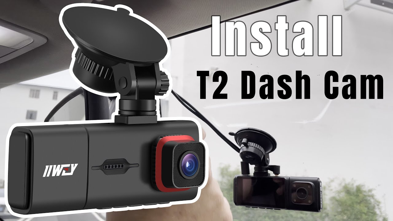 How to install iiwey T2 3 channel dash cam - YouTube