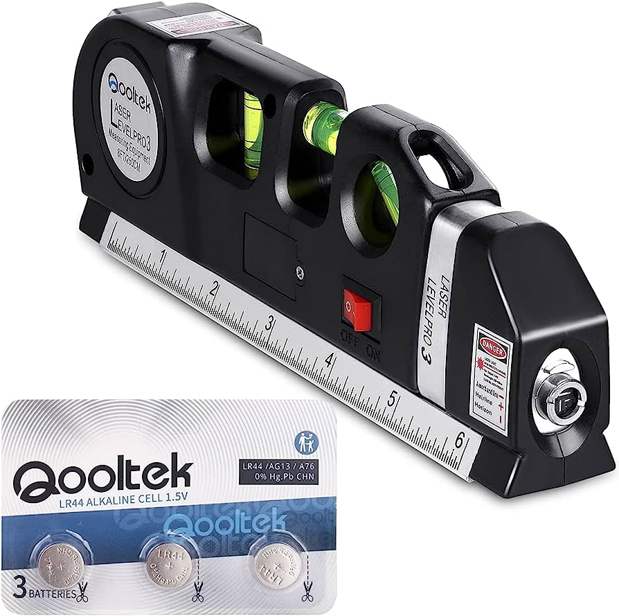 Laser Level Line Tool, Qooltek Multipurpose Cross Line Laser 8