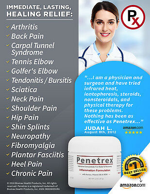 PENETREX ARTHRITIS PAIN Relief Cream , 2 Oz. [MANUFACTURER LISTING