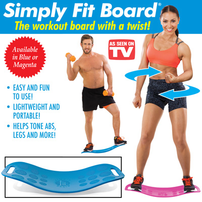 Simply Fit Exercise Board with DVD from Collections Etc.