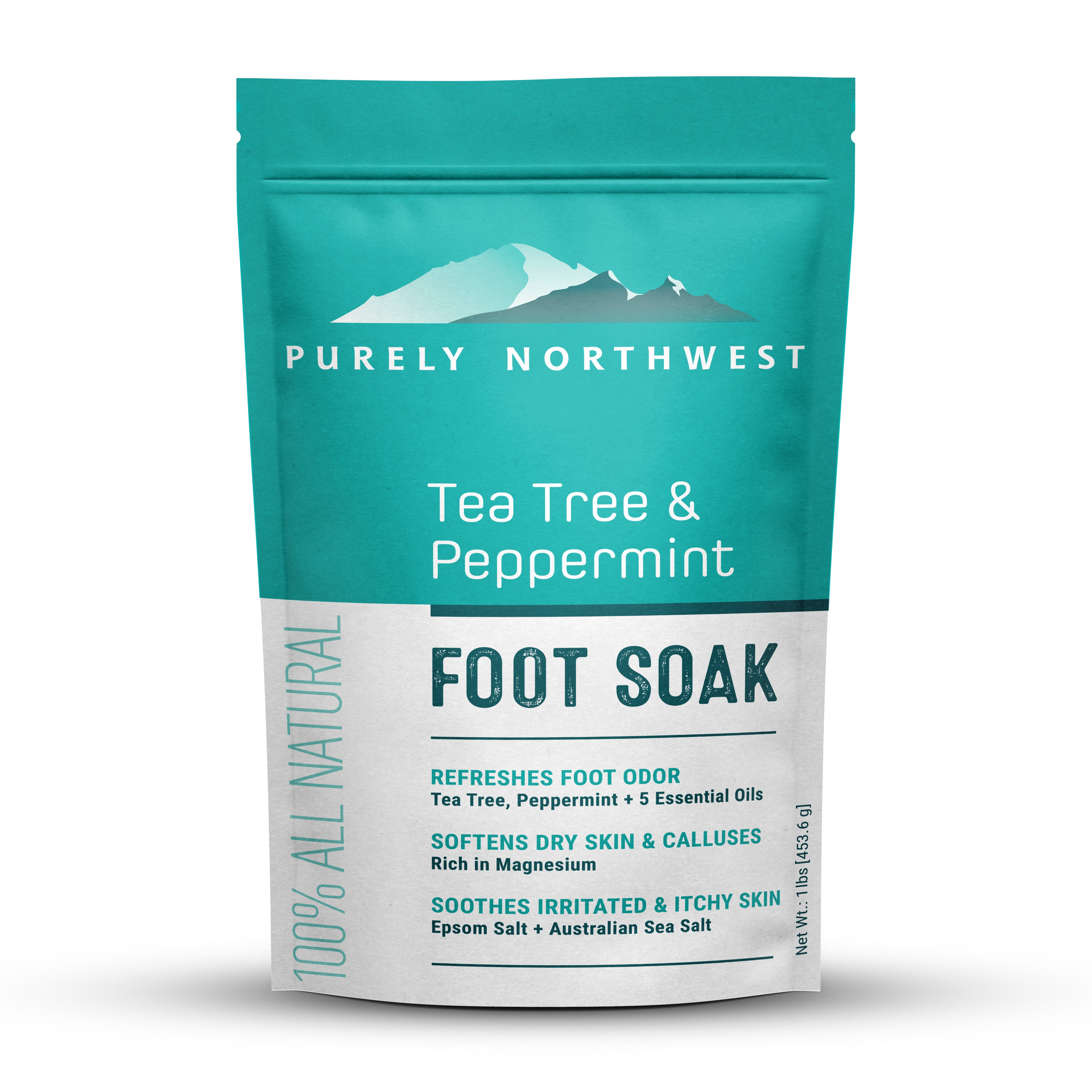 Tea Tree Epsom Salt Foot Soak | Therapeutic Soak for Foot Fungus