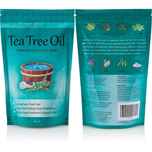Tea Tree Oil Therapeutic Foot Soak for Soothing Athletes Foot