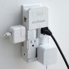 ECHOGEAR On-Wall Surge Protector with 6 Pivoting AC Outlets