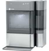 Countertop Nugget Ice Maker with Side Tank | Ice Machine with WiFi Connectivity | Smart Home Kitchen Essentials | Stainless Steel