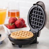 Dash Mini Waffle Maker With A Non-Stick Surface That’s Simple To Clean