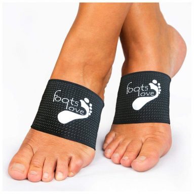 Supportive Copper-Infused Foot Sleeves For Foot Pain
