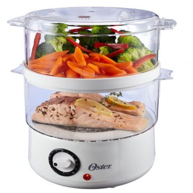 Oster Double Tiered Food Steamer So You Can Cook Foods Separately