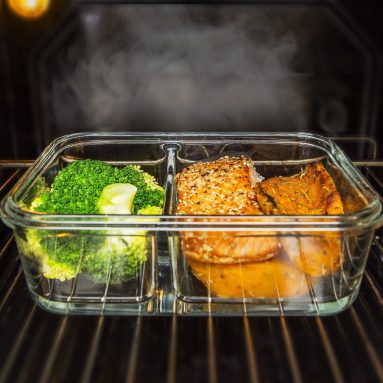 Glass Meal Prep Containers for Healthy Eating & Dieting